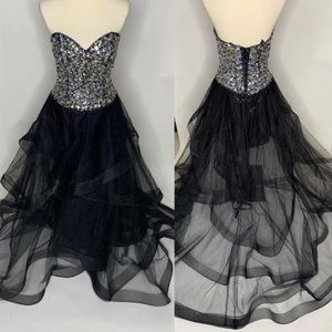 Jovani ruffle evening ball gown